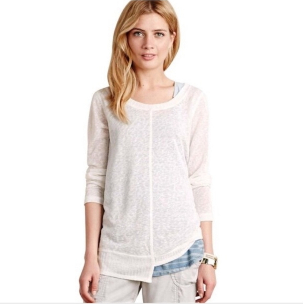 Akemi + Kin Anthropologie Ezri Tunic Sweater Women's Small